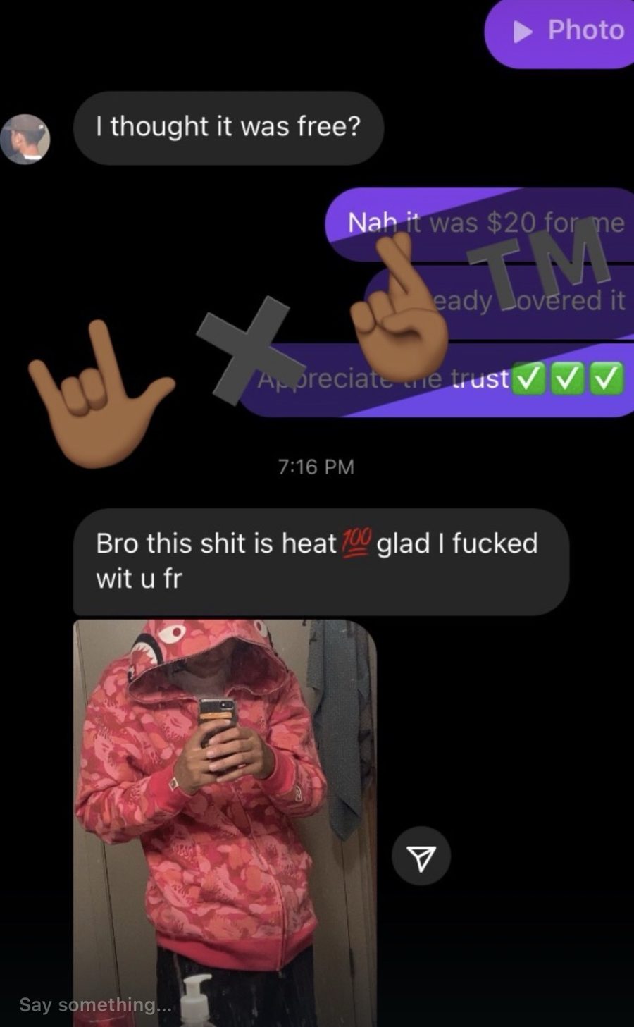 Customer review — BAPE Shark Full-Zip Hoodie